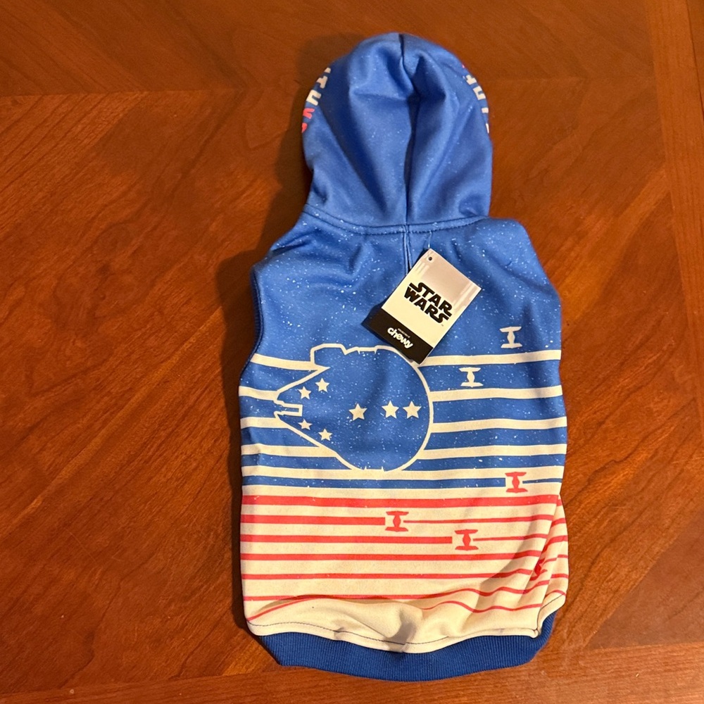 Star Wars Blue and Red Pet Hoodie